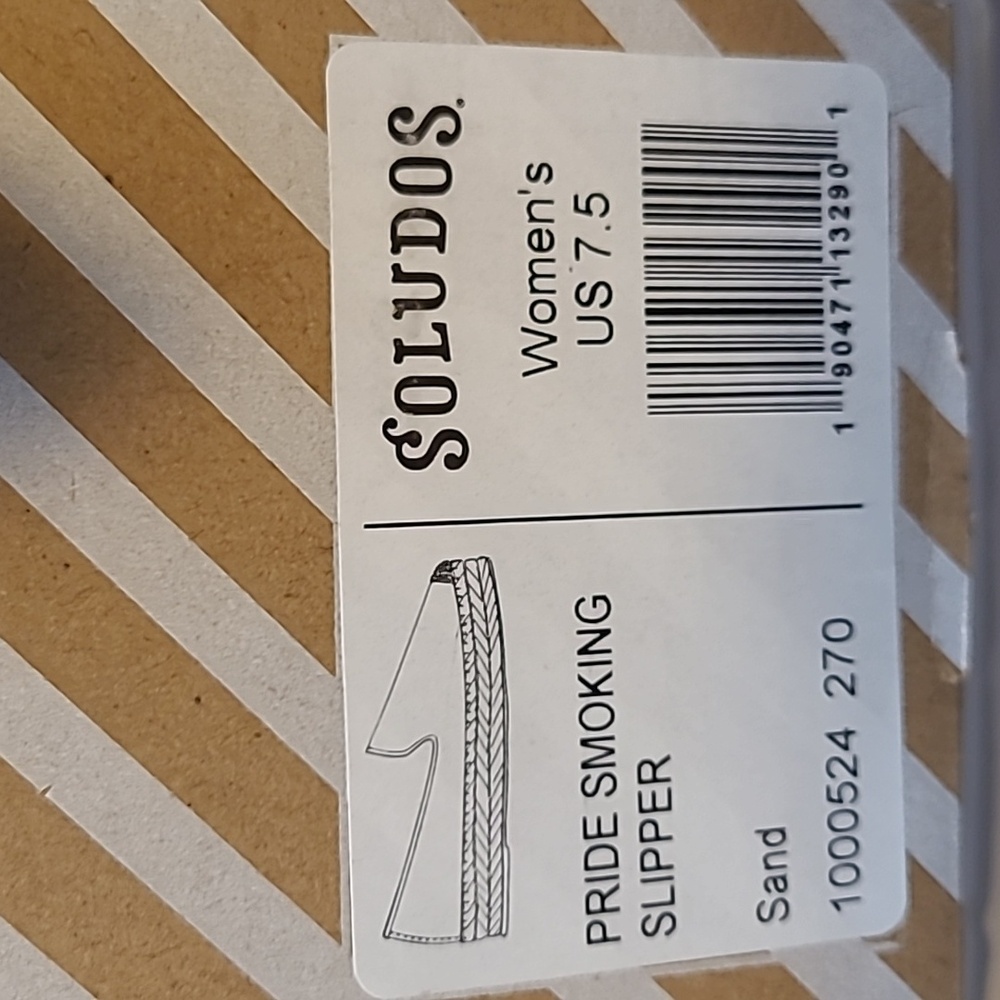 Soludos Pride Slip On  Espadrilles In Natural Sand Color - Picture 9 of 10